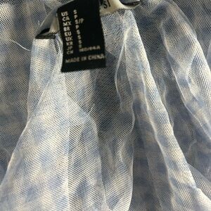 Checked Mesh shirt